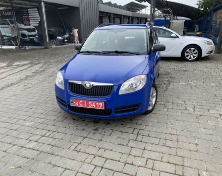 Синий Шкода Фабия, объемом двигателя 1.2 л и пробегом 189 тыс. км за 4550 $, фото 1 на Automoto.ua