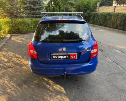 Синий Шкода Фабия, объемом двигателя 1.4 л и пробегом 292 тыс. км за 4490 $, фото 5 на Automoto.ua