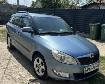 Синий Шкода Фабия, объемом двигателя 1.2 л и пробегом 252 тыс. км за 5100 $, фото 5 на Automoto.ua