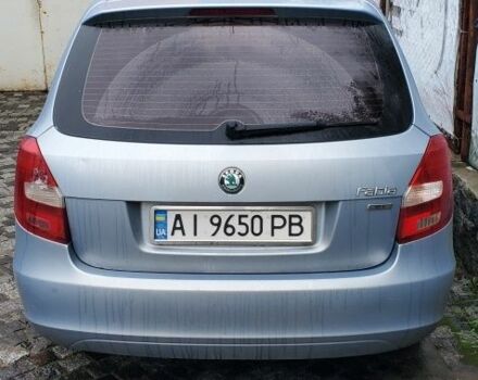 Синий Шкода Фабия, объемом двигателя 1.4 л и пробегом 465 тыс. км за 4500 $, фото 5 на Automoto.ua