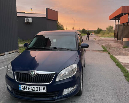 Синий Шкода Фабия, объемом двигателя 1.2 л и пробегом 210 тыс. км за 4850 $, фото 4 на Automoto.ua