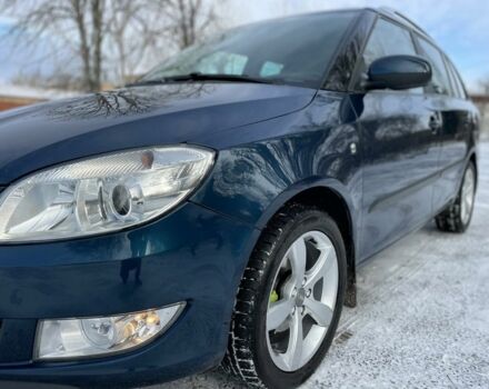 Синий Шкода Фабия, объемом двигателя 1.2 л и пробегом 270 тыс. км за 6500 $, фото 3 на Automoto.ua