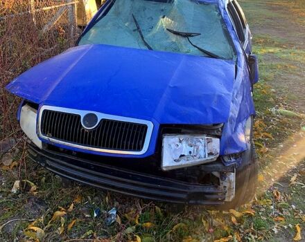 Синий Шкода Фабия, объемом двигателя 1.4 л и пробегом 200 тыс. км за 1000 $, фото 1 на Automoto.ua