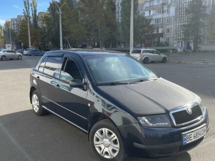 Синий Шкода Фабия, объемом двигателя 1.4 л и пробегом 350 тыс. км за 2900 $, фото 1 на Automoto.ua