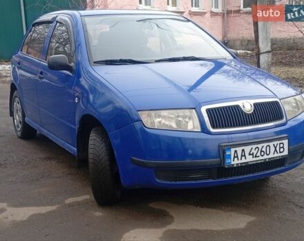 Синий Шкода Фабия, объемом двигателя 1.4 л и пробегом 198 тыс. км за 3000 $, фото 1 на Automoto.ua