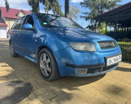 Синий Шкода Фабия, объемом двигателя 1.4 л и пробегом 280 тыс. км за 3700 $, фото 1 на Automoto.ua