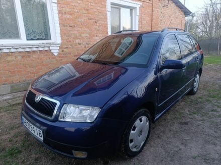 Синій Шкода Фабія, об'ємом двигуна 1.4 л та пробігом 360 тис. км за 3000 $, фото 1 на Automoto.ua