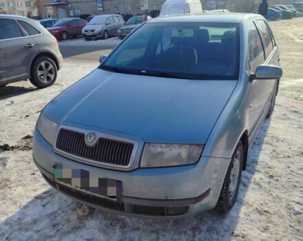 Синий Шкода Фабия, объемом двигателя 1.4 л и пробегом 177 тыс. км за 3500 $, фото 1 на Automoto.ua