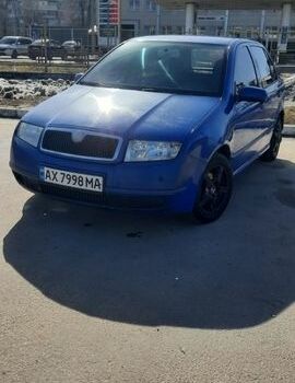 Синий Шкода Фабия, объемом двигателя 1.4 л и пробегом 280 тыс. км за 2300 $, фото 1 на Automoto.ua