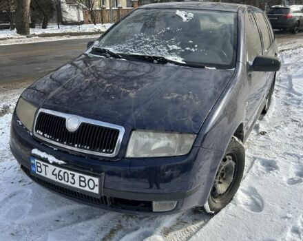 Синий Шкода Фабия, объемом двигателя 1.4 л и пробегом 190 тыс. км за 1600 $, фото 1 на Automoto.ua