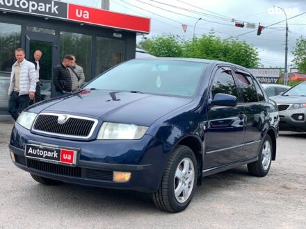 Шкода Фабия 2002 в Виннице на Automoto.ua Синий Шкода Фабия, объемом двигателя 1.4 л и пробегом 250 тыс. км за 3890 $, фото 1 на Automoto.ua