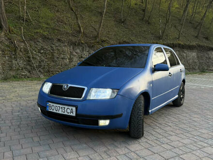 Шкода Фабия 2002 в Залещиках на Automoto.ua Синий Шкода Фабия, объемом двигателя 1.9 л и пробегом 300 тыс. км за 3500 $, фото 1 на Automoto.ua