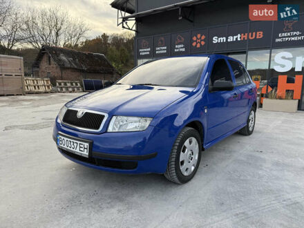 Синій Шкода Фабія, об'ємом двигуна 1.4 л та пробігом 188 тис. км за 3600 $, фото 1 на Automoto.ua