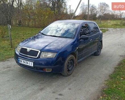 Синій Шкода Фабія, об'ємом двигуна 1.4 л та пробігом 300 тис. км за 1999 $, фото 1 на Automoto.ua