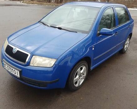 Синий Шкода Фабия, объемом двигателя 1.39 л и пробегом 162 тыс. км за 4000 $, фото 1 на Automoto.ua
