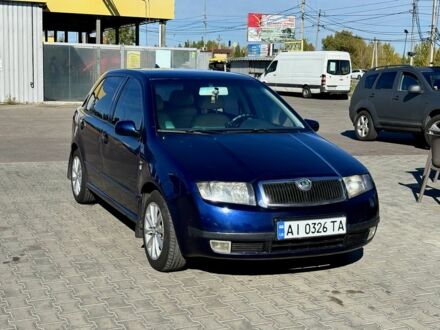 Синий Шкода Фабия, объемом двигателя 2 л и пробегом 445 тыс. км за 3700 $, фото 1 на Automoto.ua