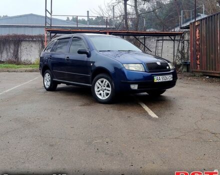 Синий Шкода Фабия, объемом двигателя 1.4 л и пробегом 326 тыс. км за 3600 $, фото 1 на Automoto.ua