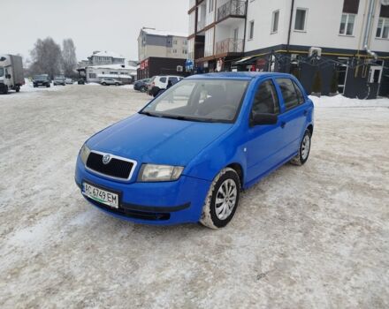 Синий Шкода Фабия, объемом двигателя 1.2 л и пробегом 200 тыс. км за 2400 $, фото 1 на Automoto.ua