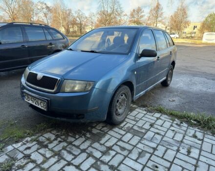 Синий Шкода Фабия, объемом двигателя 1.4 л и пробегом 354 тыс. км за 2250 $, фото 1 на Automoto.ua