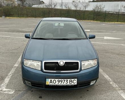 Синий Шкода Фабия, объемом двигателя 1.4 л и пробегом 285 тыс. км за 3300 $, фото 1 на Automoto.ua
