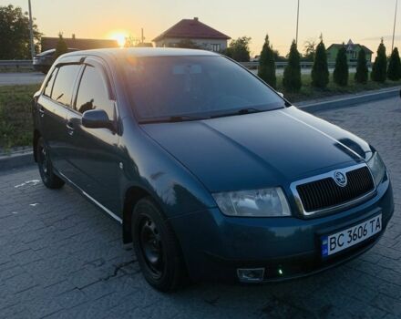 Синий Шкода Фабия, объемом двигателя 1.2 л и пробегом 294 тыс. км за 3210 $, фото 1 на Automoto.ua