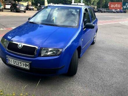 Синий Шкода Фабия, объемом двигателя 1.2 л и пробегом 248 тыс. км за 3300 $, фото 1 на Automoto.ua
