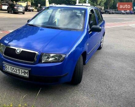 Синий Шкода Фабия, объемом двигателя 1.2 л и пробегом 248 тыс. км за 3300 $, фото 1 на Automoto.ua