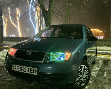 Синий Шкода Фабия, объемом двигателя 1.2 л и пробегом 254 тыс. км за 3500 $, фото 1 на Automoto.ua