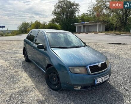 Синий Шкода Фабия, объемом двигателя 1.2 л и пробегом 398 тыс. км за 1650 $, фото 1 на Automoto.ua