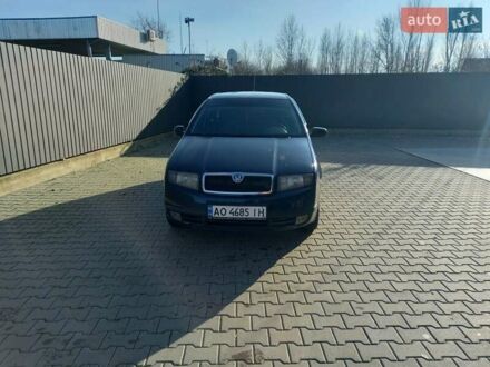 Синий Шкода Фабия, объемом двигателя 1.2 л и пробегом 250 тыс. км за 2650 $, фото 1 на Automoto.ua