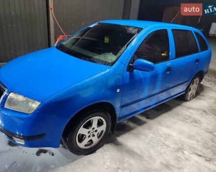 Синій Шкода Фабія, об'ємом двигуна 1.4 л та пробігом 244 тис. км за 3450 $, фото 1 на Automoto.ua