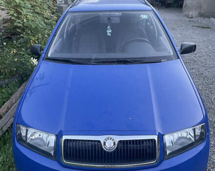 Синий Шкода Фабия, объемом двигателя 1.39 л и пробегом 176 тыс. км за 3900 $, фото 1 на Automoto.ua