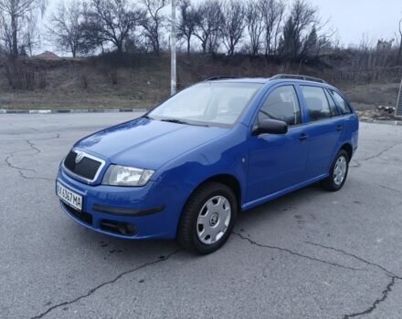 Синій Шкода Фабія, об'ємом двигуна 1.4 л та пробігом 238 тис. км за 3800 $, фото 1 на Automoto.ua