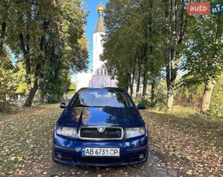 Синий Шкода Фабия, объемом двигателя 1.2 л и пробегом 420 тыс. км за 2100 $, фото 1 на Automoto.ua