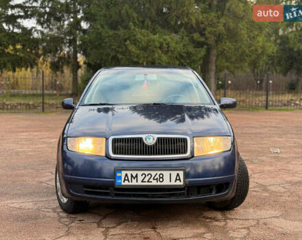 Синий Шкода Фабия, объемом двигателя 1.2 л и пробегом 250 тыс. км за 2850 $, фото 1 на Automoto.ua