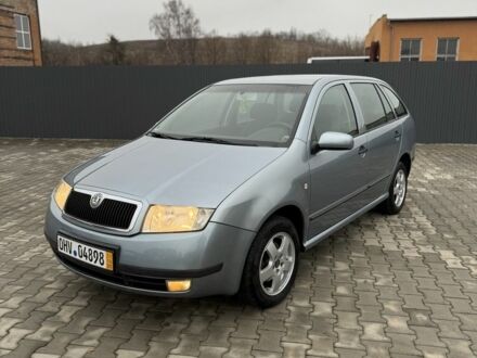 Синий Шкода Фабия, объемом двигателя 1.4 л и пробегом 190 тыс. км за 3900 $, фото 1 на Automoto.ua