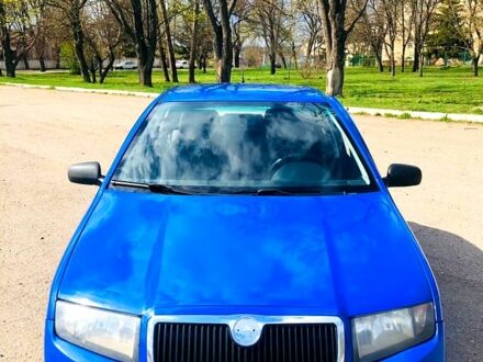 Синий Шкода Фабия, объемом двигателя 1.2 л и пробегом 1 тыс. км за 4300 $, фото 1 на Automoto.ua