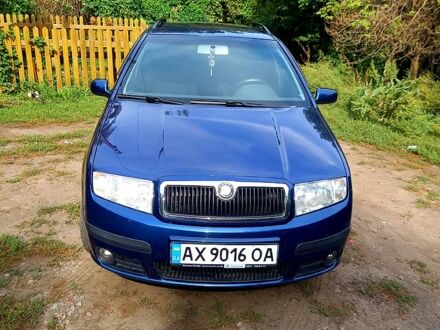 Синій Шкода Фабія, об'ємом двигуна 1.4 л та пробігом 190 тис. км за 4600 $, фото 1 на Automoto.ua