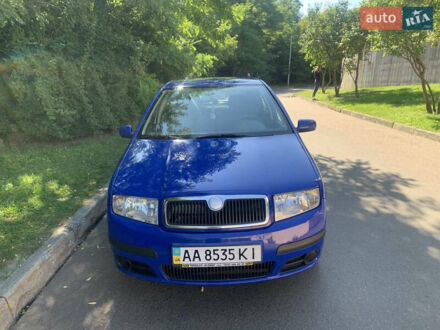 Синий Шкода Фабия, объемом двигателя 1.4 л и пробегом 278 тыс. км за 3500 $, фото 1 на Automoto.ua