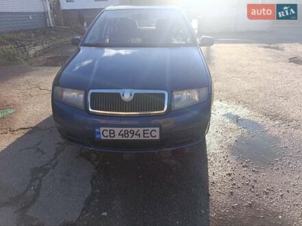 Синий Шкода Фабия, объемом двигателя 1.2 л и пробегом 382 тыс. км за 3799 $, фото 1 на Automoto.ua