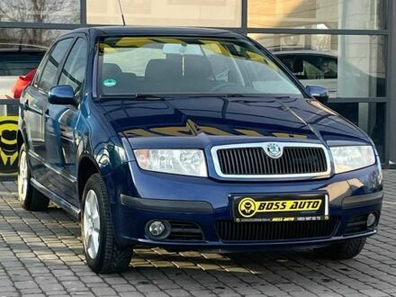 Синій Шкода Фабія, об'ємом двигуна 1.4 л та пробігом 244 тис. км за 4600 $, фото 1 на Automoto.ua