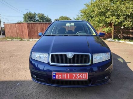 Синій Шкода Фабія, об'ємом двигуна 1.4 л та пробігом 228 тис. км за 4600 $, фото 1 на Automoto.ua