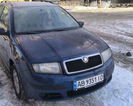 Синий Шкода Фабия, объемом двигателя 1.4 л и пробегом 183 тыс. км за 4650 $, фото 1 на Automoto.ua
