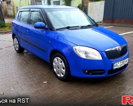 Синий Шкода Фабия, объемом двигателя 1.2 л и пробегом 252 тыс. км за 4500 $, фото 1 на Automoto.ua