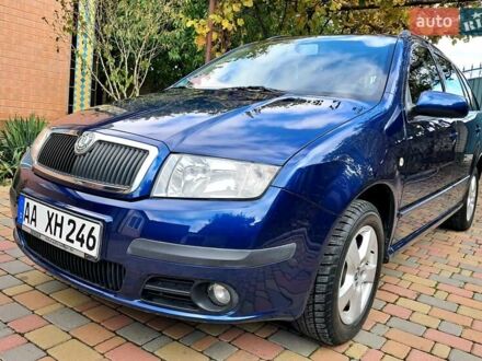 Шкода Фабия 2007 в Христиновке на Automoto.ua Синий Шкода Фабия, объемом двигателя 1.4 л и пробегом 216 тыс. км за 5200 $, фото 1 на Automoto.ua