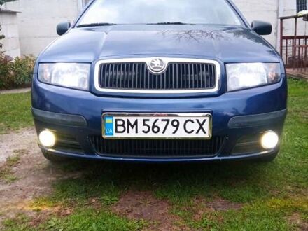 Синий Шкода Фабия, объемом двигателя 1.2 л и пробегом 138 тыс. км за 4500 $, фото 1 на Automoto.ua