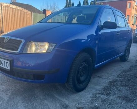 Синий Шкода Фабия, объемом двигателя 1.2 л и пробегом 292 тыс. км за 3200 $, фото 1 на Automoto.ua