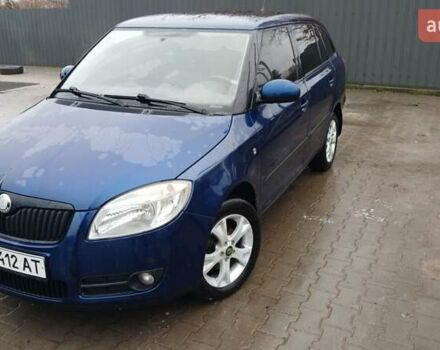 Синий Шкода Фабия, объемом двигателя 1.4 л и пробегом 182 тыс. км за 5499 $, фото 1 на Automoto.ua