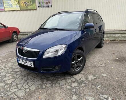 Синій Шкода Фабія, об'ємом двигуна 1.4 л та пробігом 247 тис. км за 4200 $, фото 1 на Automoto.ua