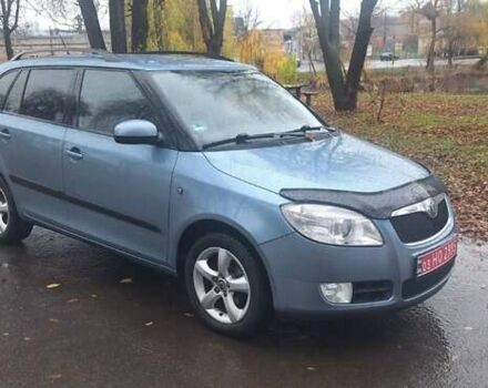 Синий Шкода Фабия, объемом двигателя 1.4 л и пробегом 200 тыс. км за 5900 $, фото 1 на Automoto.ua